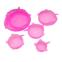 Load image into Gallery viewer, STRETCH & FIT - SILICONE STRETCH LIDS (6-PACK)