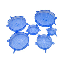 Load image into Gallery viewer, STRETCH & FIT - SILICONE STRETCH LIDS (6-PACK)