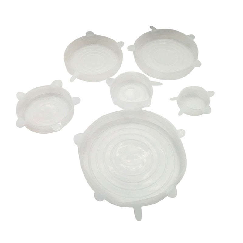 STRETCH & FIT - SILICONE STRETCH LIDS (6-PACK)