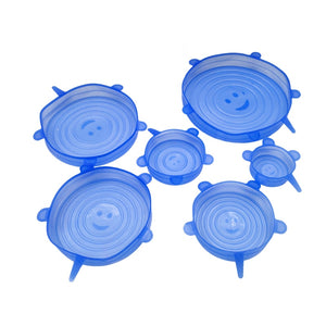 STRETCH & FIT - SILICONE STRETCH LIDS (6-PACK)